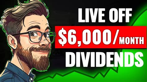 How To Live Off Dividends Month Youtube