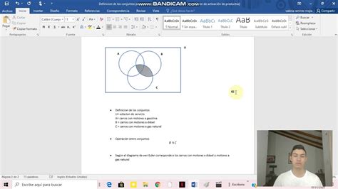 Tarea 2 Ejercicio 1 Teoria De Conjuntos Youtube