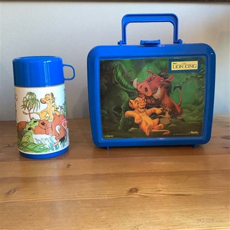 Disney Other Vintage Lion King Lunch Box With Thermos Poshmark