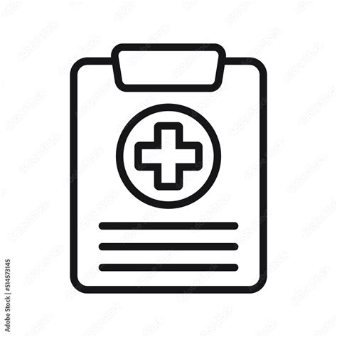 Medical Record Icon Medical Report Icon Health Care Diagnosis