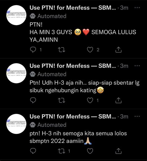 Use Ptn For Menfess Sbmptnfess On Twitter Ptn Oke Oke Oke Oke