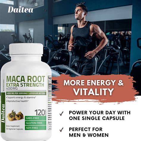 Maca Root High Strength Extract Capsules Mg To Vegetarian