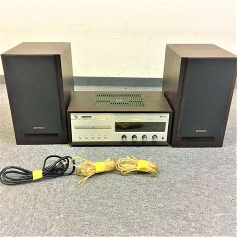 【傷や汚れあり】b026 I52 210 Sansui サンスイ ステレオシステム スピーカーペア Smc 500bt 音楽 音響 オーディオ