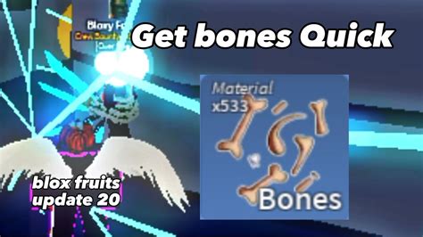 How To Farm Bones Fast Blox Fruits Update 20 YouTube