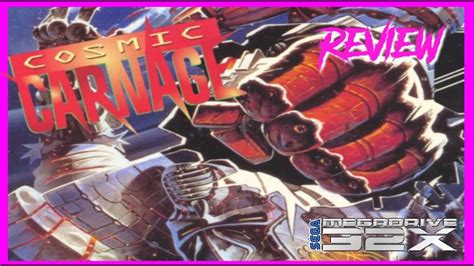 Cosmic Carnage Review Sega Mega Drive X A Z Review Series