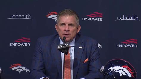 Denver Broncos Hc Sean Payton On Qb Russell Wilson He S An Extremely Hard Worker Youtube