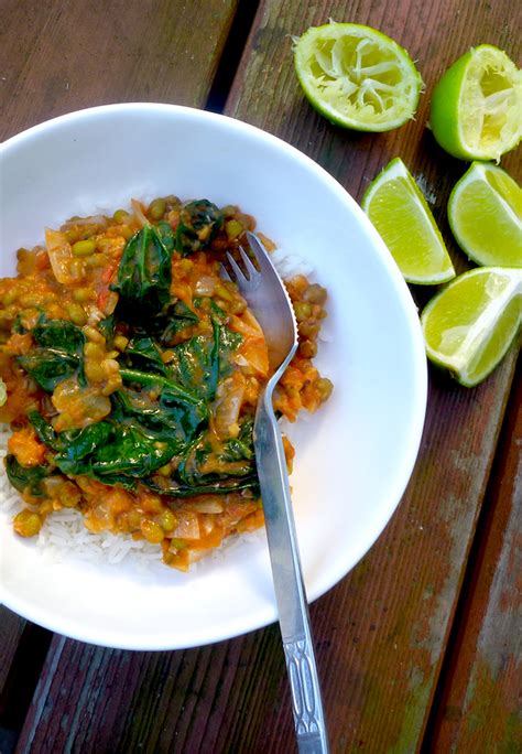 Mongo: Mung Beans with Spinach and Tomatoes – The Back Yard Lemon Tree