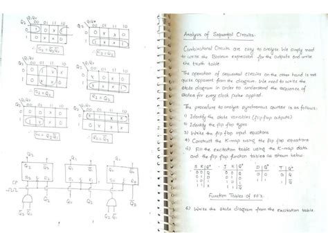 Solution Analysis Of Sequential Circuits And Synchronous Sequential