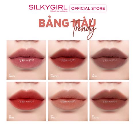 Son Dưỡng Môi SilkyGirl Moisture Rich Lipcolor 3 2G Mint Cosmetics