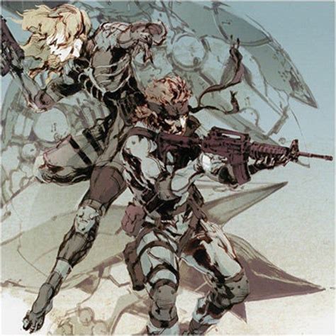 Metal Gear Solid Sons Of Liberty Solid Snake X Raiden X Ray Etsy In