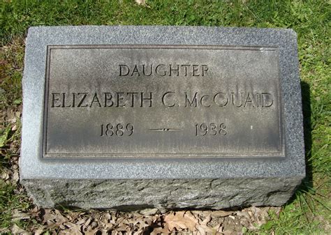 Elizabeth C Mcquaid Memorial Find A Grave