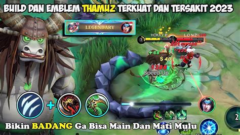 THAMUZ SEKARANG LEBIH OP PAKE WAR AXE DAN EMBLEM BARU BIKIN LEBIH TEBAL