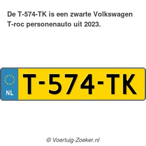 Kenteken T Tk Volkswagen T Roc Auto T Tk Voertuig Zoeker Nl