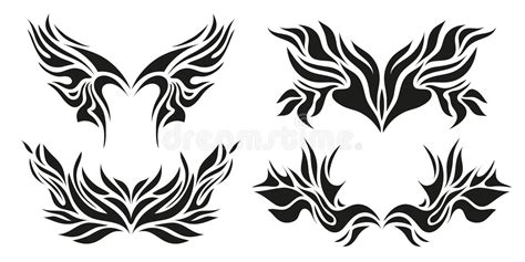 tribal flame vector stock illustrations  tribal flame vector