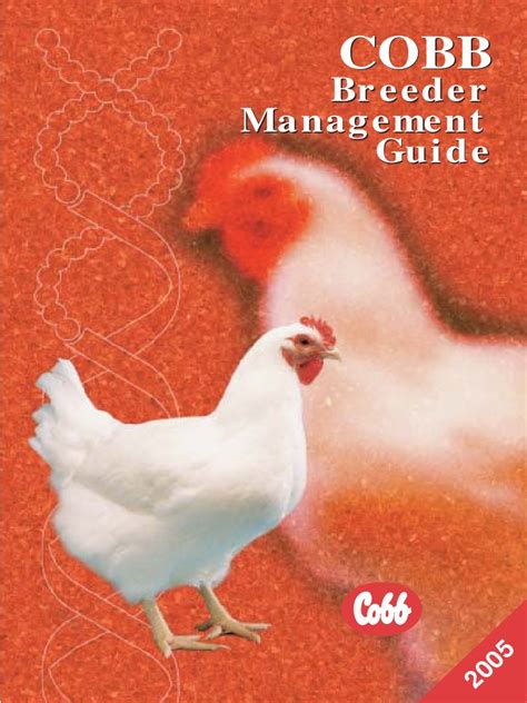 Cobb Breeder Management Guide 2005 Pdf Coefficient Of Variation Beak