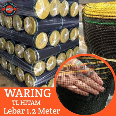 Promo Jaring Waring Hitam Lebar Meter Panjang Meter Roll