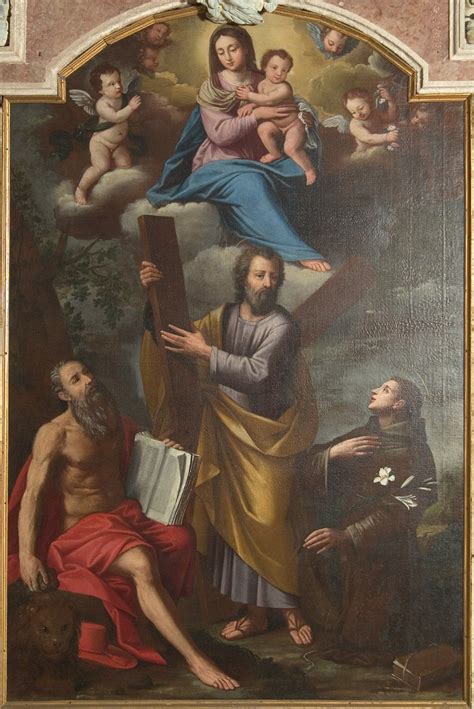 Panetti d primo quarto sec xvi madonna con gesù bambino e santi Artofit