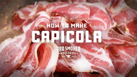 Homemade Capicola Dry Cured Pork Coppa YouTube