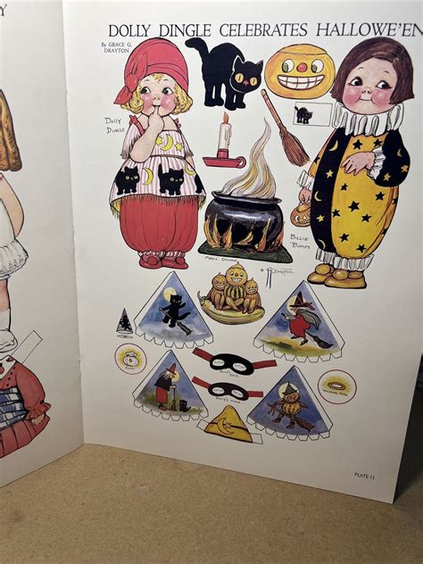 The Adventures Of Dolly Dingle Paper Dolls Antique Plates In Full