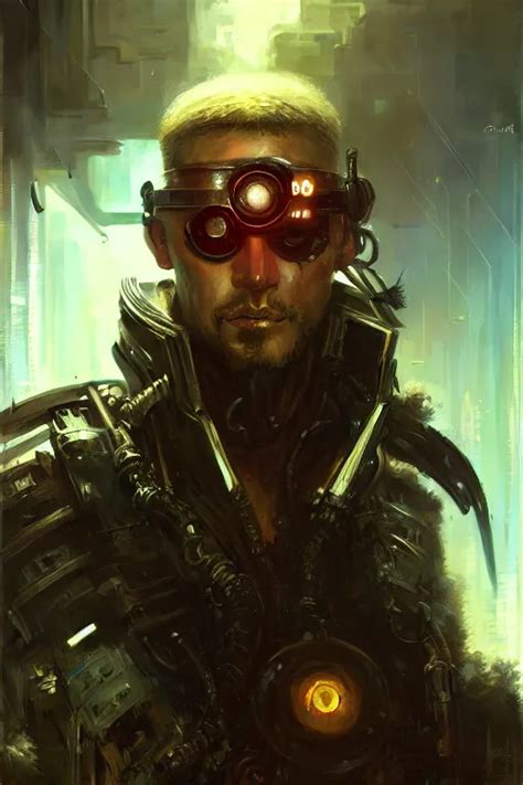 A Futuristic Cyberpunk Pirate With An Eyepatch Stable Diffusion