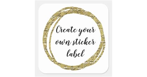 Create Your Own Sticker Label | Zazzle