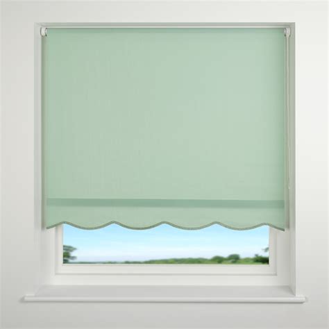 Universal Scalloped Edge Roller Blind | eBay