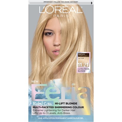 L Oreal Paris Feria Multi Faceted Shimmering Permanent Hair Color Bad To The Blonde