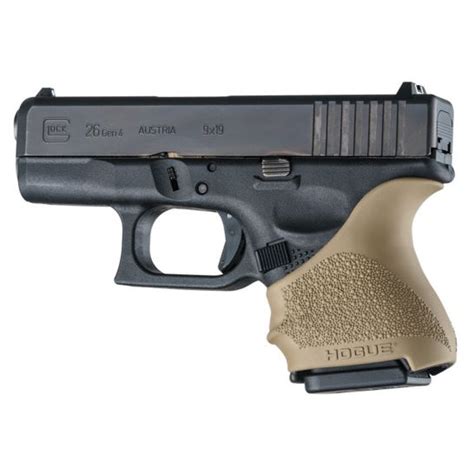 Hogue Handall Beavertail Grip Sleeve For Glock 26 27 30 31 32 33 36 Walther Ppq Sc Pistols