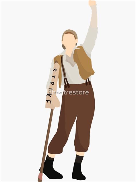 Newsies The Musical Crutchie Sticker For Sale By Theatrestore Redbubble