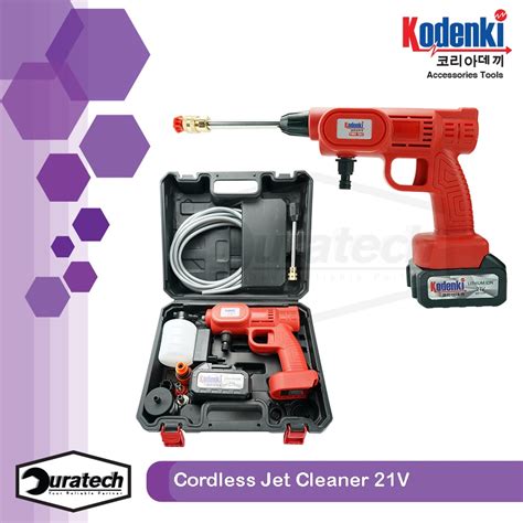 Jual Cordless Jet Cleaner V Kodenki Mesin Cuci Mobil Motor Ac