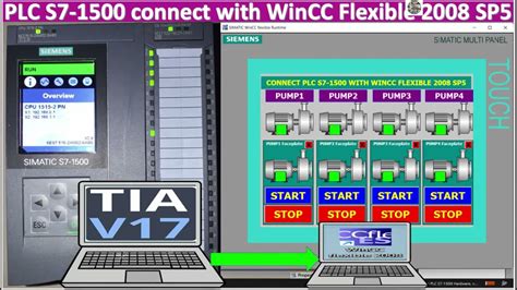 WinCC Flexible 2008 SP5 Connected With PLC S7 1500 Via LAN Cable Full