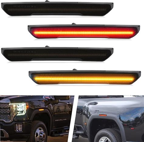 Amazon D Lumina Led Side Marker Lights Assembly Smoked Lens For