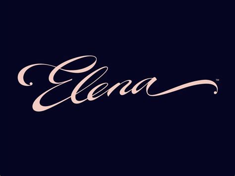 Elena In 2021 Custom Letters Portfolio Design Lettering