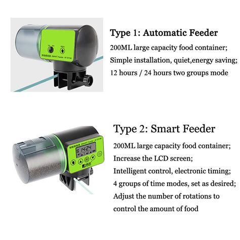 Smart Automatic Fish Feeder Aquarium Feeder Fish Tank Auto Feeding