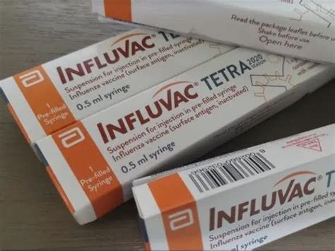 Influvac Tetra 2020 2021 Vaccine Inactivated Influenza Vaccine 0 5ml