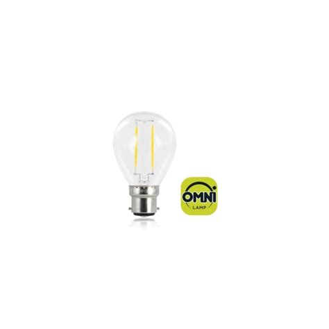 Integral Omni Filament Golf Ball Bulb B22 250Lm 1 8W 2700K Non Dimm 330