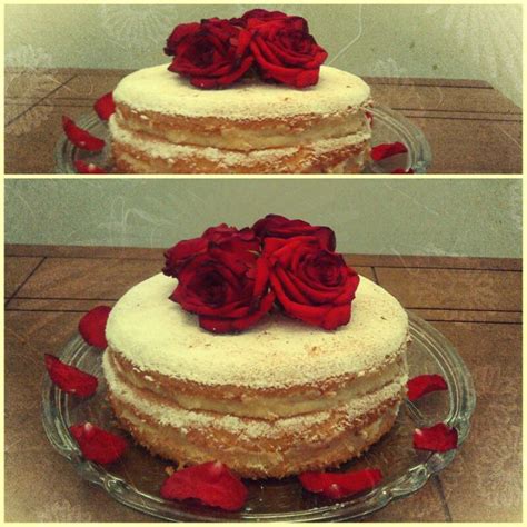 Naked Cake De Rosas