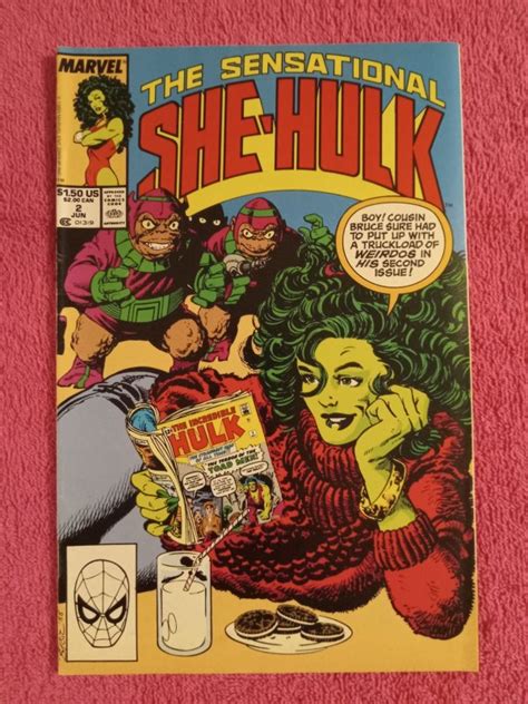 The Sensational She Hulk 2 1989 Comic Books Copper Age Marvel