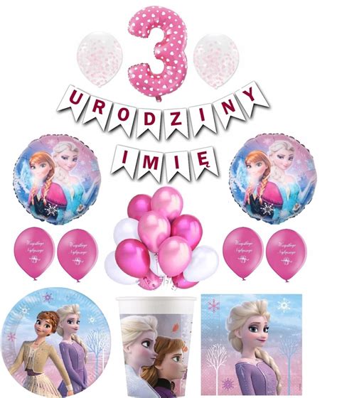 Zestaw Balony Frozen Kraina Lodu Urodziny Allegro Pl