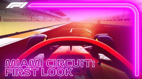 First Look New Miami Street Circuit Miami Grand Prix Youtube