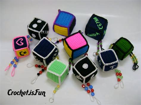 Crochet Is Fun Keychains~