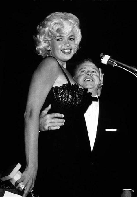 Bernie Abramson Jayne Mansfield With Mickey Rooney At The Golden Globes 1958 Jayne