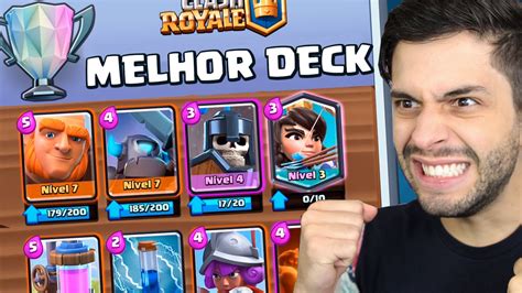 Testando O Melhor Deck Do Clash Royale Youtube