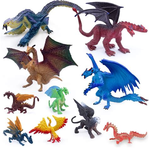 Amazon U S Toy Assorted Color And Design Mini Dragon Action