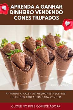 15 Ideias De Cone Trufado Lucrativo Receitas De Cones Gourmet Cone