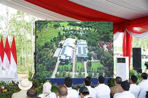 Jokowi Sebut Sun Hub Jadi Gudang Ramah Lingkungan Penyedia Material