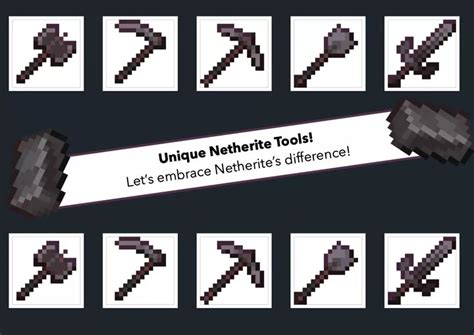 Minecraft Netherite Pickaxe Texture