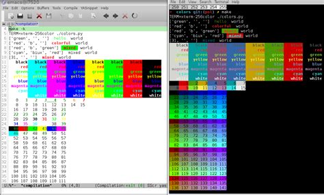 Terminal Emacs Missing Colors In Compilation Mode Stack Overflow