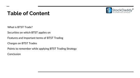 Ppt What Is Btst Trading And Its Strategy In Stock Market Powerpoint