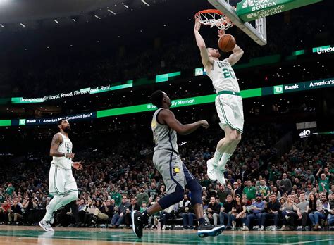Gordon hayward's perfect shooting night leads boston celtics to 117-97 blowout over indiana